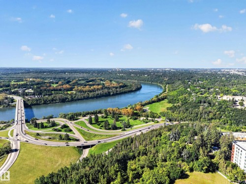 South Facing River Valley and Victoria Golf Course View from the Condo. - #803 10011 123 St Nw, Edmonton, AB 