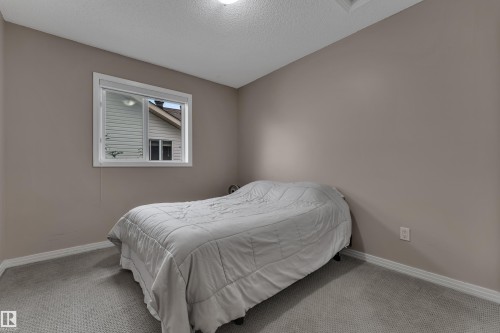 Neutral-toned walls complement the textured gray carpeting - 1226 Mcallister Way Sw, Edmonton, AB 