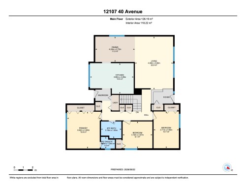 Floor plan - 12107 40 Avenue Nw, Edmonton, AB 