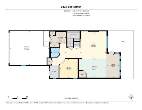 Floor plan - 1420 158 Street Sw, Edmonton, AB 