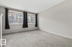 Carpeted room with light gray walls - 
