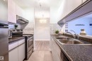 #237 10636 120 St Nw, Edmonton, AB  - Indoor Photo Showing Kitchen With Double Sink 