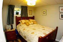 Recessed window with blinds - 