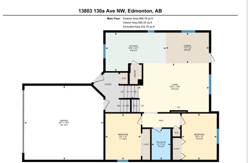 Floor plan - 13803 130A Avenue Nw, Edmonton, AB 
