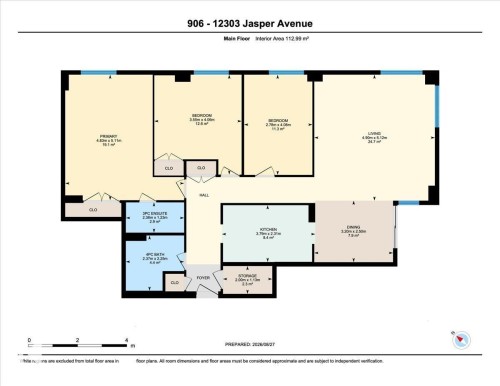 Floor plan - #906 12303 Jasper Av Nw, Edmonton, AB 