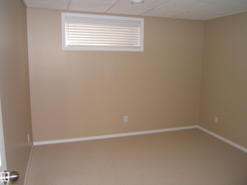 Neutral-toned walls, carpeted flooring, and white trim - 4825 59 Avenue, Vegreville, AB 