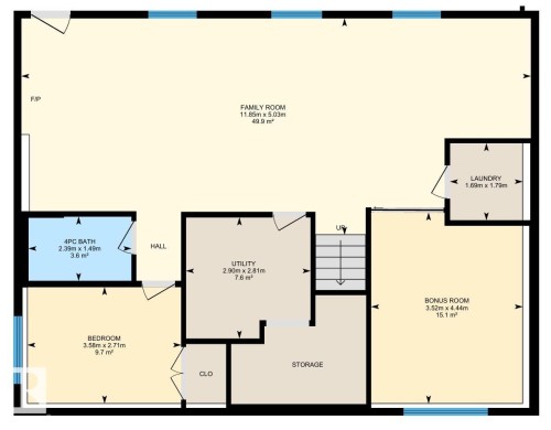 Floor plan - 4927 57 Avenue, Cold Lake, AB 