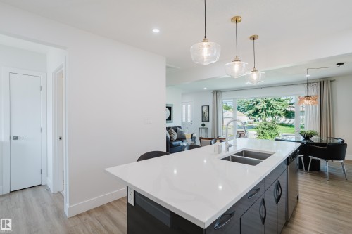 11455 111A Avenue Nw, Edmonton, AB - Indoor Photo Showing Kitchen With Double Sink