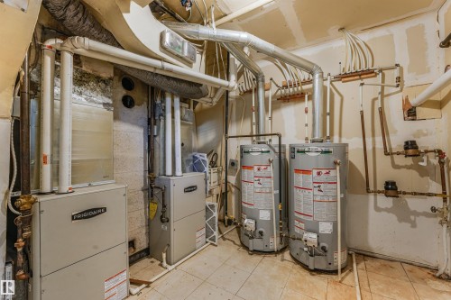 Dual water heaters and two Frigidaire HVAC units - 9347 105 Avenue Nw, Edmonton, AB 
