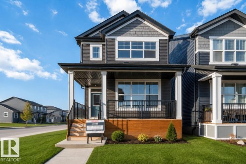 87 Gambel Loop, Spruce Grove, AB - Outdoor With Deck Patio Veranda With Facade