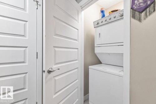 Integrated stacked washer and dryer unit - 22 Hope Common, Spruce Grove, AB 