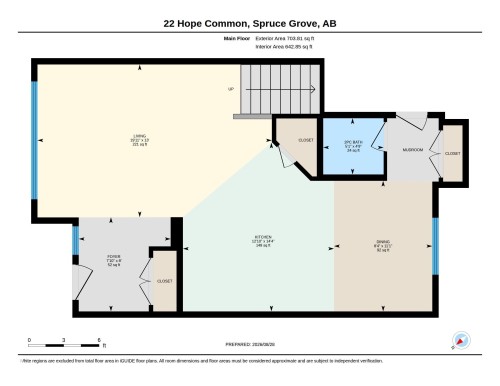 Floor plan - 22 Hope Common, Spruce Grove, AB 
