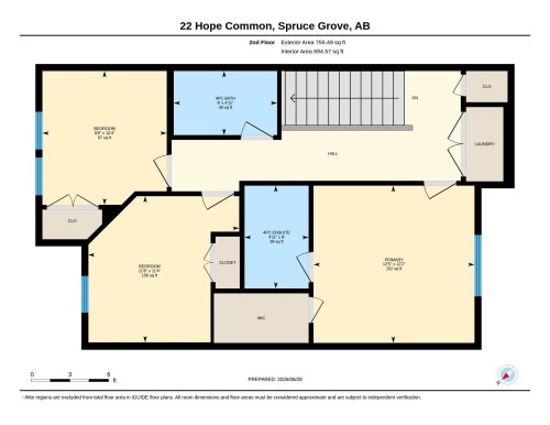 Floor plan - 22 Hope Common, Spruce Grove, AB 