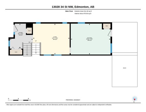 Floor plan - 13028 34 Street Nw, Edmonton, AB 
