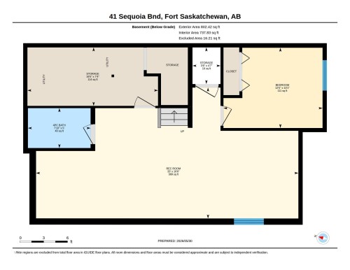 Floor plan - 41 Sequoia Bend, Fort Saskatchewan, AB 