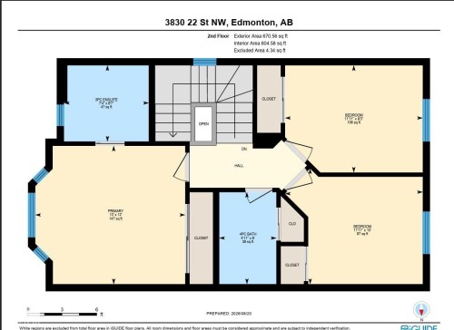 Floor plan - 3830 22 Street Nw, Edmonton, AB 