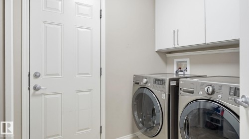Wall-mounted cabinetry with metal pulls - 4610 Westcliff Point(E) Sw, Edmonton, AB 