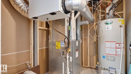 Forced air furnace and water heater installation - 4610 Westcliff Point(E) Sw, Edmonton, AB 