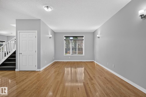Hardwood flooring on the main level - 5 Verona Crescent, Spruce Grove, AB 
