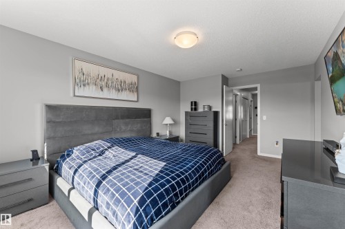 Recessed lighting, neutral wall paint, carpeted flooring, and a flush-mount ceiling light - 12218 176 Avenue Nw, Edmonton, AB 