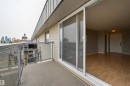 Spacious newer deck with glass. - #402 11019 107 St Nw, Edmonton, AB 