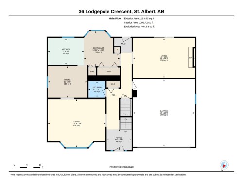 Floor plan - 36 Lodgepole Crescent, St. Albert, AB 