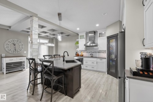 2110 53 Street Sw, Edmonton, AB - Indoor Photo Showing Kitchen With Upgraded Kitchen