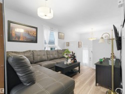 Light wood-finish flooring with white walls - 