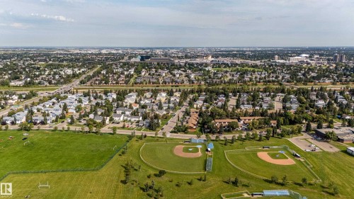 Expansive green spaces featuring multiple sports fields and baseball diamonds - 7408 180 Street Nw, Edmonton, AB 