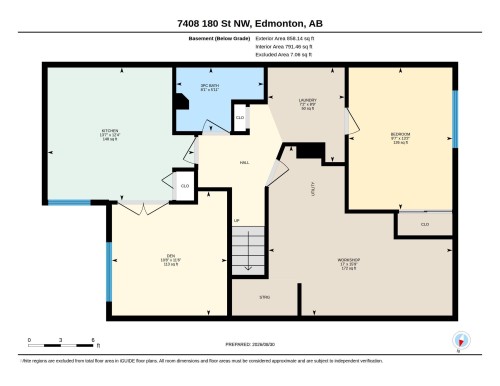 Floor plan - 7408 180 Street Nw, Edmonton, AB 