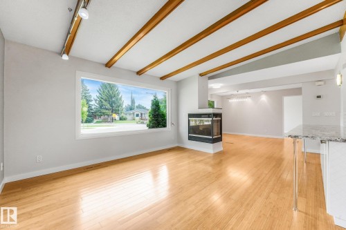 4812 Malmo Road Nw, Edmonton, AB - Indoor With Fireplace