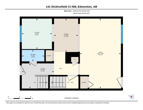 Floor plan - 141 Dickinsfield Court Nw, Edmonton, AB 