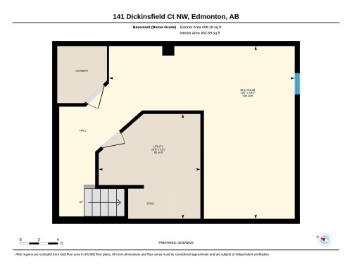 Floor plan - 141 Dickinsfield Court Nw, Edmonton, AB 