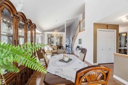 Vaulted ceilings enhance the open-concept design - 