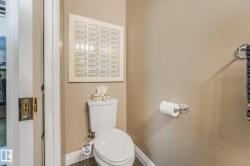 White toilet with chrome hardware - 