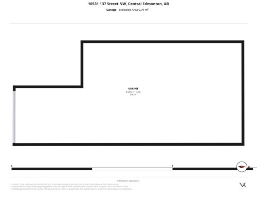 Garage Floor plan - 10531 137 Street Nw, Edmonton, AB 