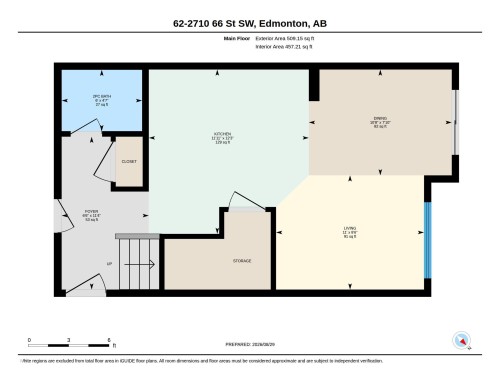 Floor plan - #62 2710 66 St Sw, Edmonton, AB 