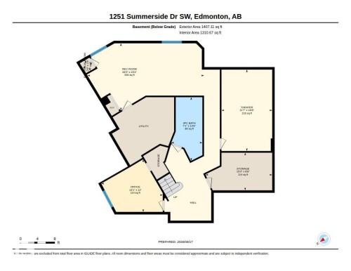 Floor plan - 1251 Summerside Drive Sw, Edmonton, AB 