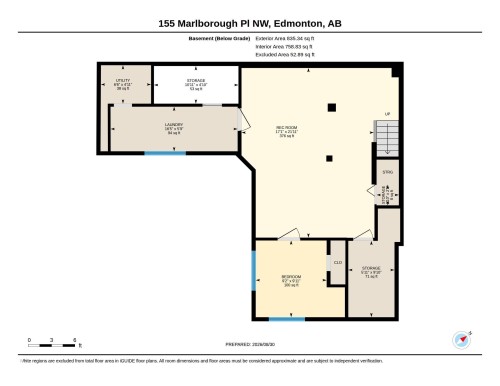 Floor plan - 155 Marlborough Place Nw, Edmonton, AB 