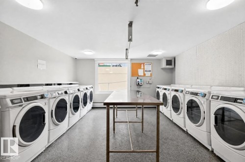 What if… You’ve been so busy your laundry has piled up? No Problem! You can do all your loads at once. Laundry Room: Super clean and lots of machines. - #602 12303 Jasper Av Nw, Edmonton, AB 