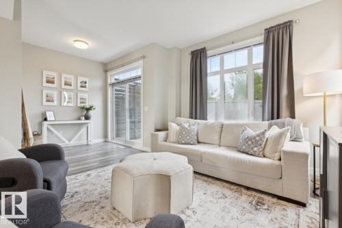 Living room - #13 600 Bellerose Dr, St. Albert, AB - Indoor Photo Showing Living Room