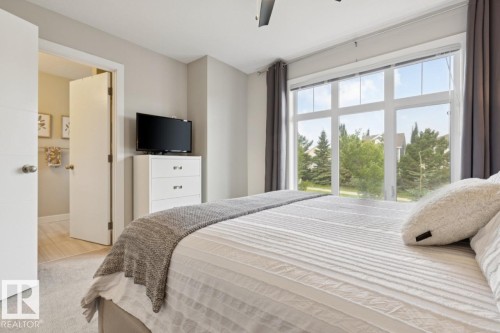 Primary bedroom - #13 600 Bellerose Dr, St. Albert, AB - Indoor Photo Showing Bedroom
