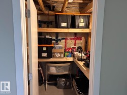 1st floor storage room (with rough-ins for a future bathroom) - 