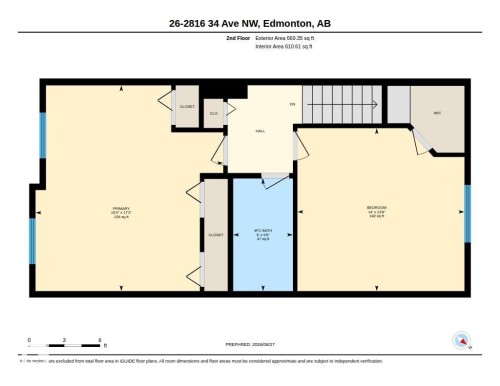 Floor plan - #26 2816 34 Av Nw, Edmonton, AB 