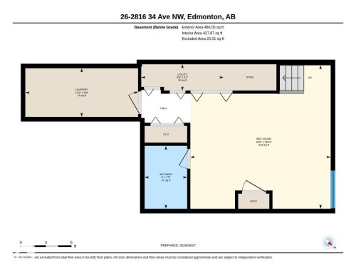 Floor plan - #26 2816 34 Av Nw, Edmonton, AB 