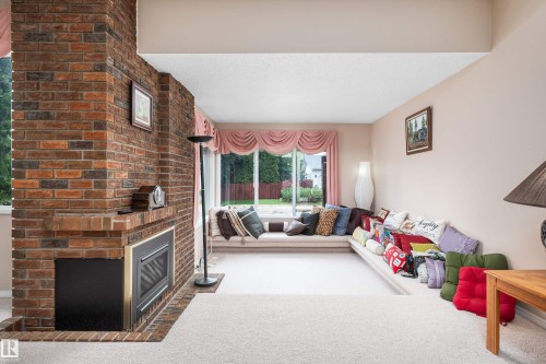 2408 115 Street Nw, Edmonton, AB - Indoor With Fireplace