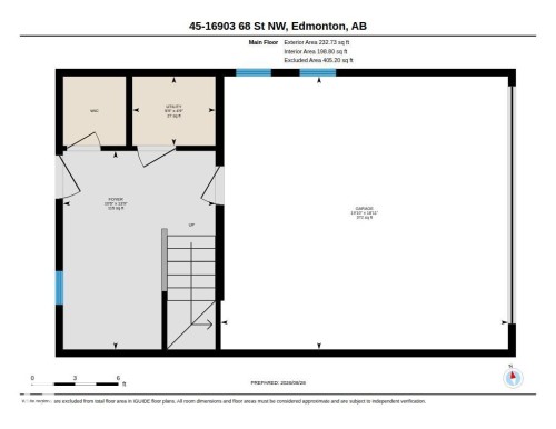 Floor plan - #45 16903 68 St Nw, Edmonton, AB 