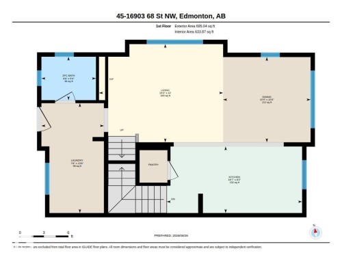 Floor plan - #45 16903 68 St Nw, Edmonton, AB 