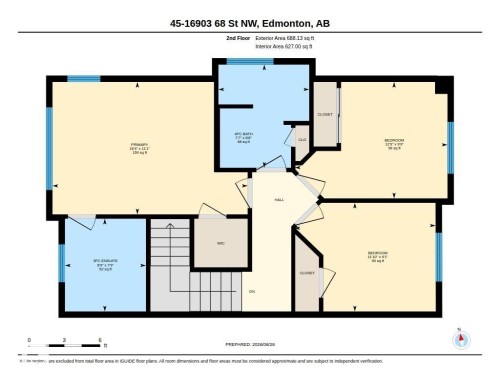 Floor plan - #45 16903 68 St Nw, Edmonton, AB 