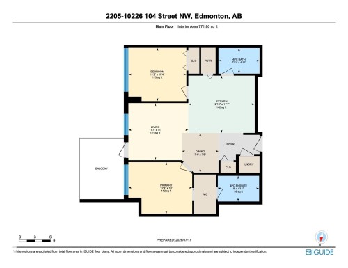 Floor plan - #2205 10226 104 St Nw, Edmonton, AB - Other